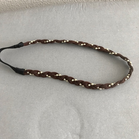 Brown Stretch Hairband - EUC - Picture 2 of 2